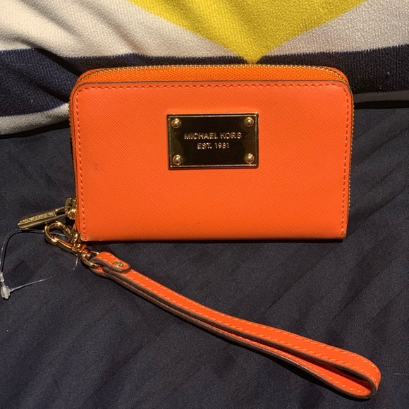 Handbags - Hold! Michael Kors  wallet orange wristlet